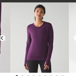 Lululemon Rush Hour Long Sleeve
Darkest Magenta